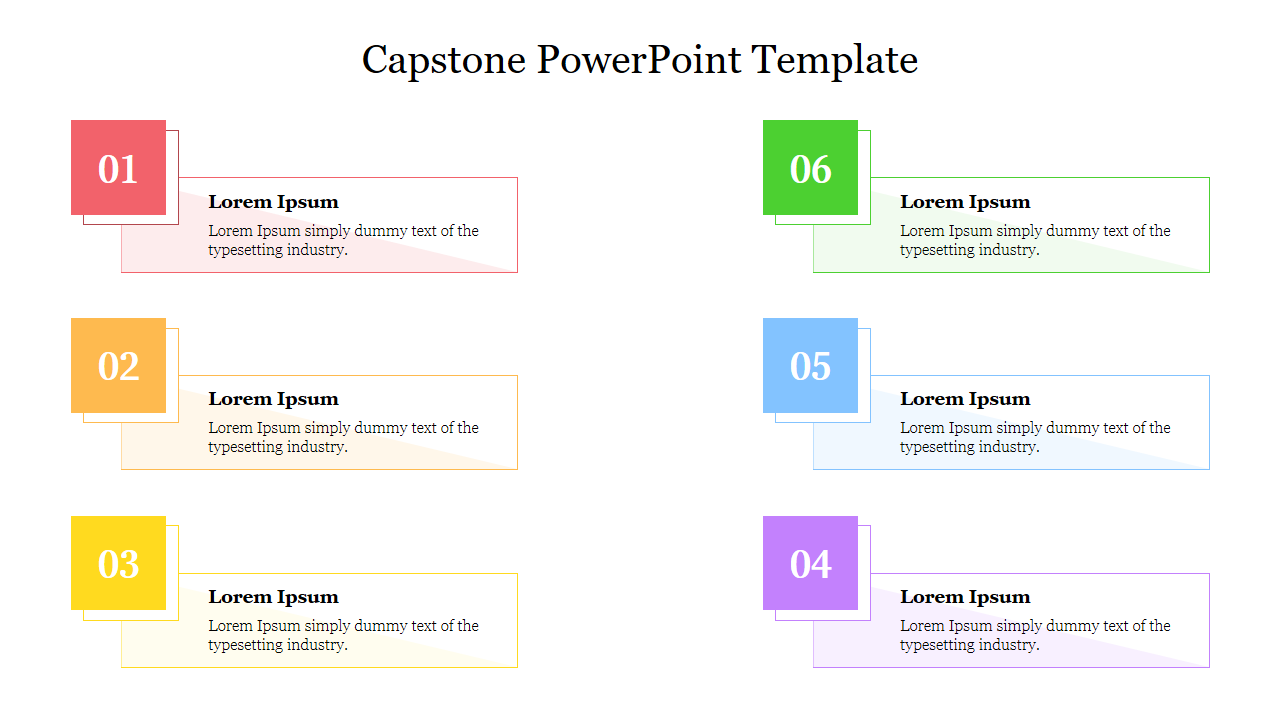 Capstone PowerPoint Template
